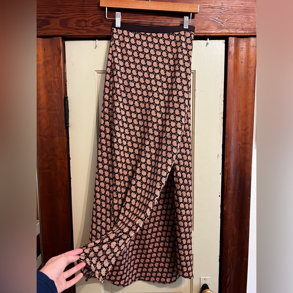 Bishop & Young brown maxi skirt size XS